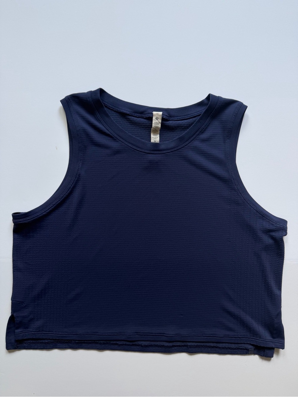 Lululemon Train To Be Tank Top in Night Sea Navy Size 10